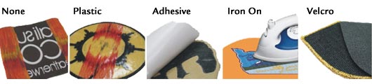 Embroidered Patch Backings