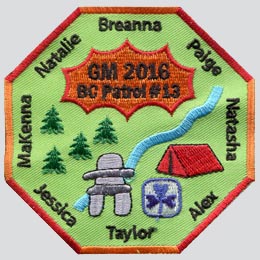 custom patch of the month