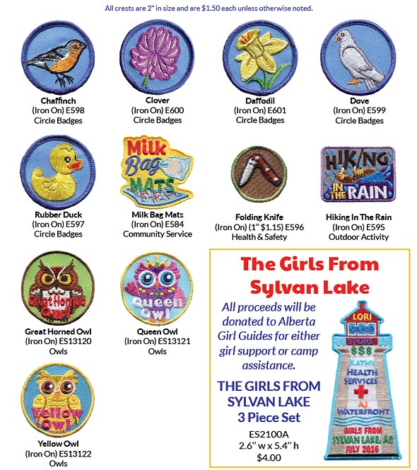 Our catalogue of new patches