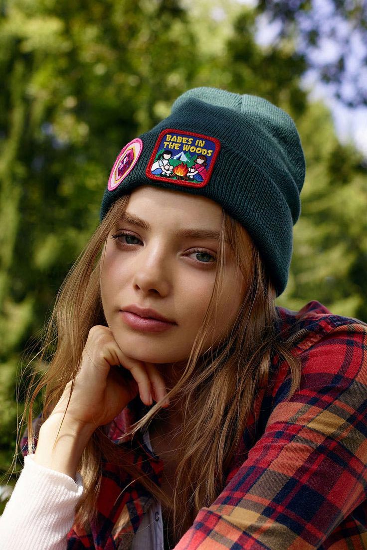 patch beanie