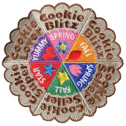 Cookie Patch Set 6 Pieces (Iron-On)