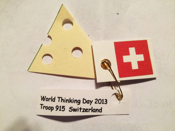 A Switzerland swap DIY of swiss cheese.