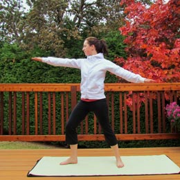 Become a yogi or yogini by trying out the Warrior Pose. Learn how to stand strong like a warrior.
