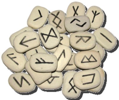 A collection of rune stones.