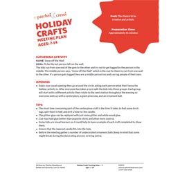 Holiday Crafts 7-14 yrs