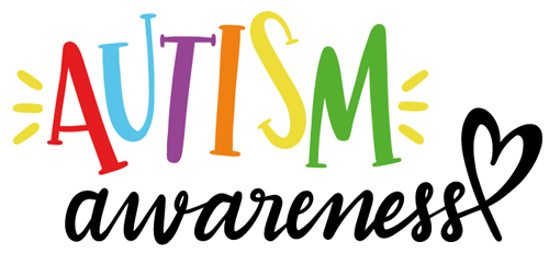 The words Autism Awareness.