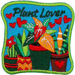 A group of potted plants under the words Plant Lover.