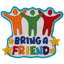 Three people above the words Bring A Friend.