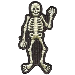 A glow in the dark skeleton.