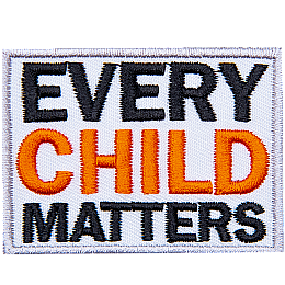 The words Every Child Matters on a white background.