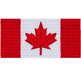 The flag of Canada.
