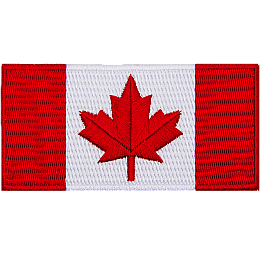 The Canadian flag.
