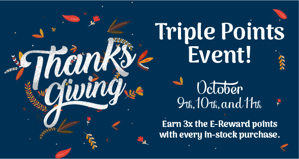 Thanksgiving Triple Points Event