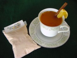 A top view of Russian Friendship tea.