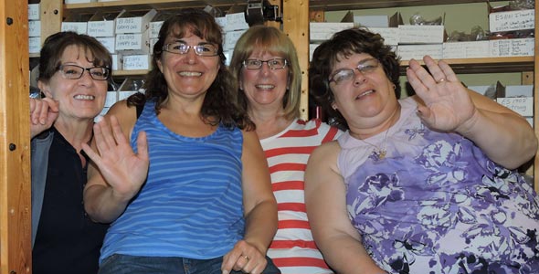 Four ladies from E-Patches & Crests.