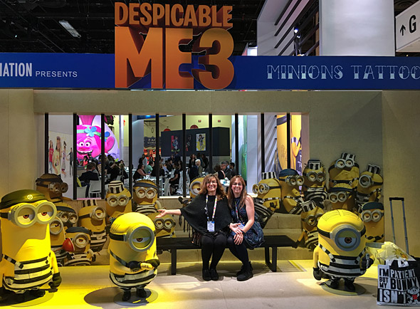 Lori and Julaine at the Licensing Expo