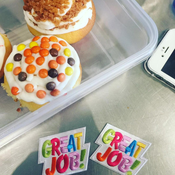 Canada's 150 logo embroidered on a square patch