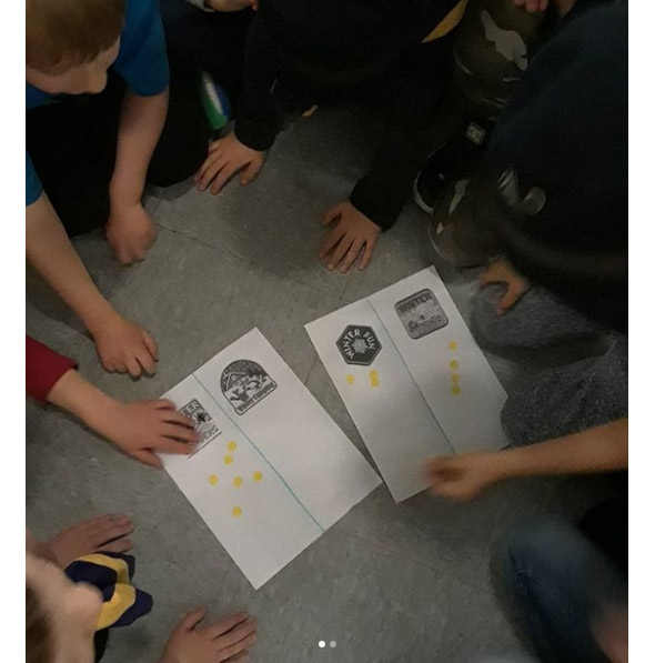 Canada's 150 logo embroidered on a square patch