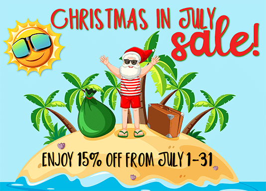 Christmas In July Sale